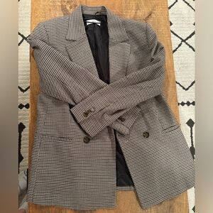 Mango Houndstooth Blazer